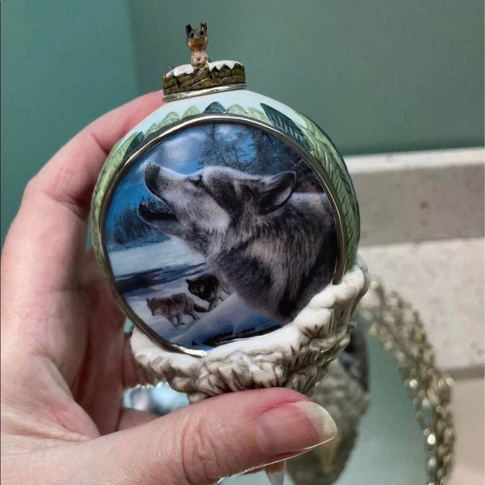 Bradford exchange handpainted porcelain collectors ornaments